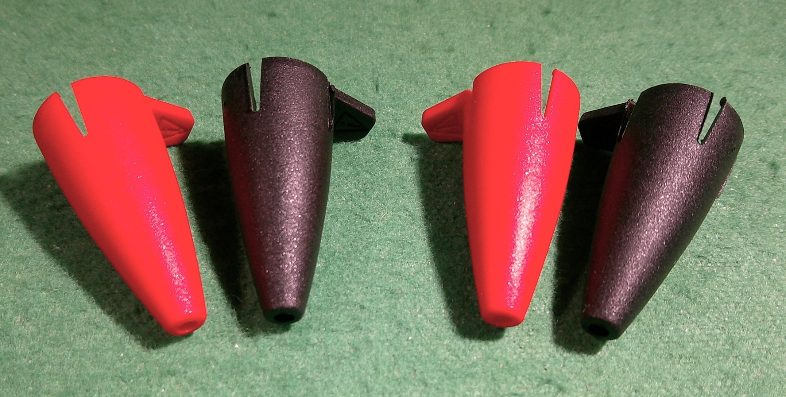 New Fluke TL75 Test Lead Probe Tip 2 Pair of Shield Sets = 4 Pcs. total
