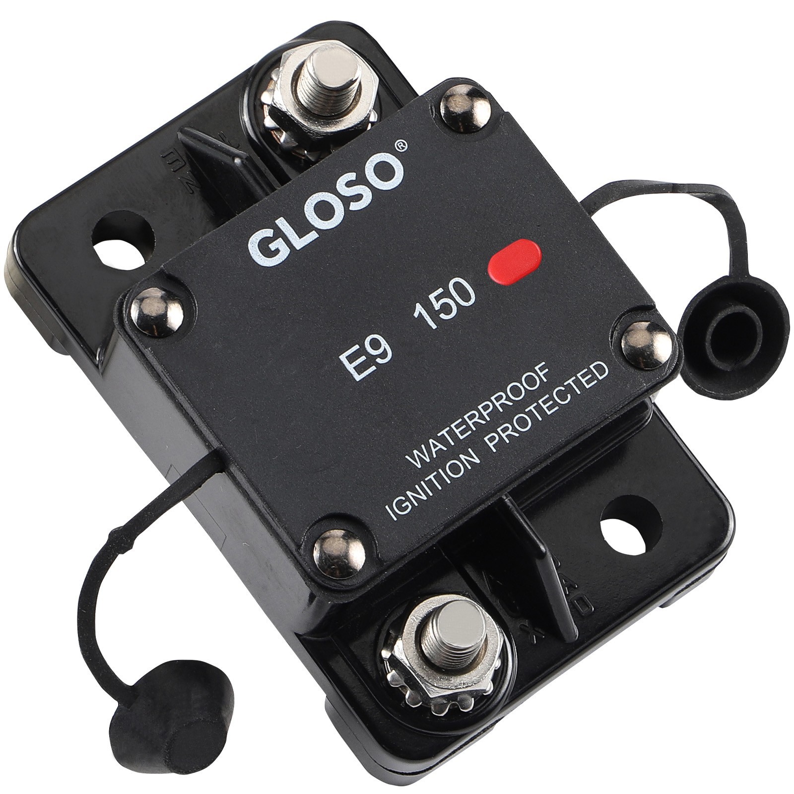 GLOSO E9-LED Thermal Circuit Breaker w/LED indicator, Auto or Manual Reset
