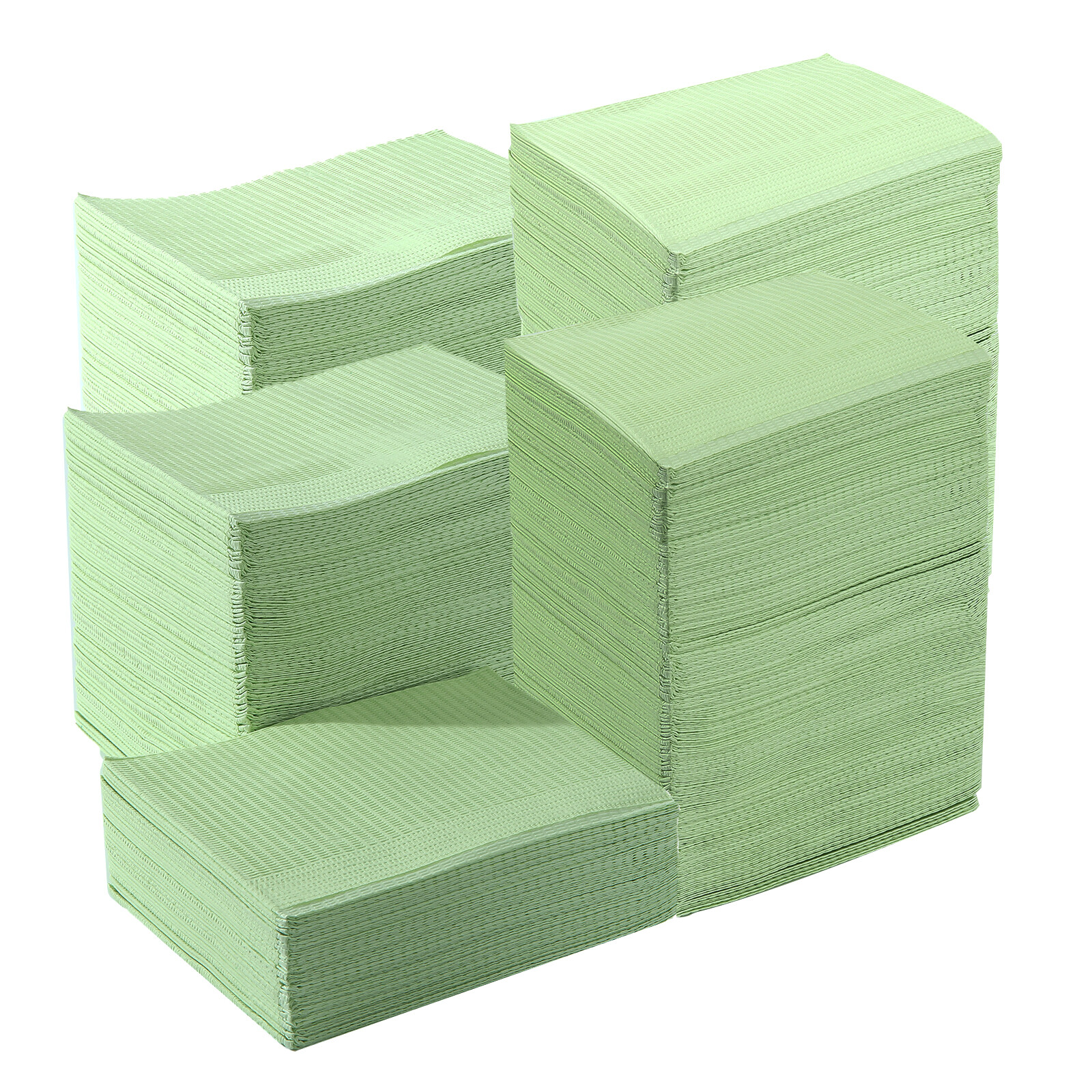 2000 Disposable Dental Bibs 3-Ply Waterproof Medical Tattoo Towel 13″x18″ GREEN