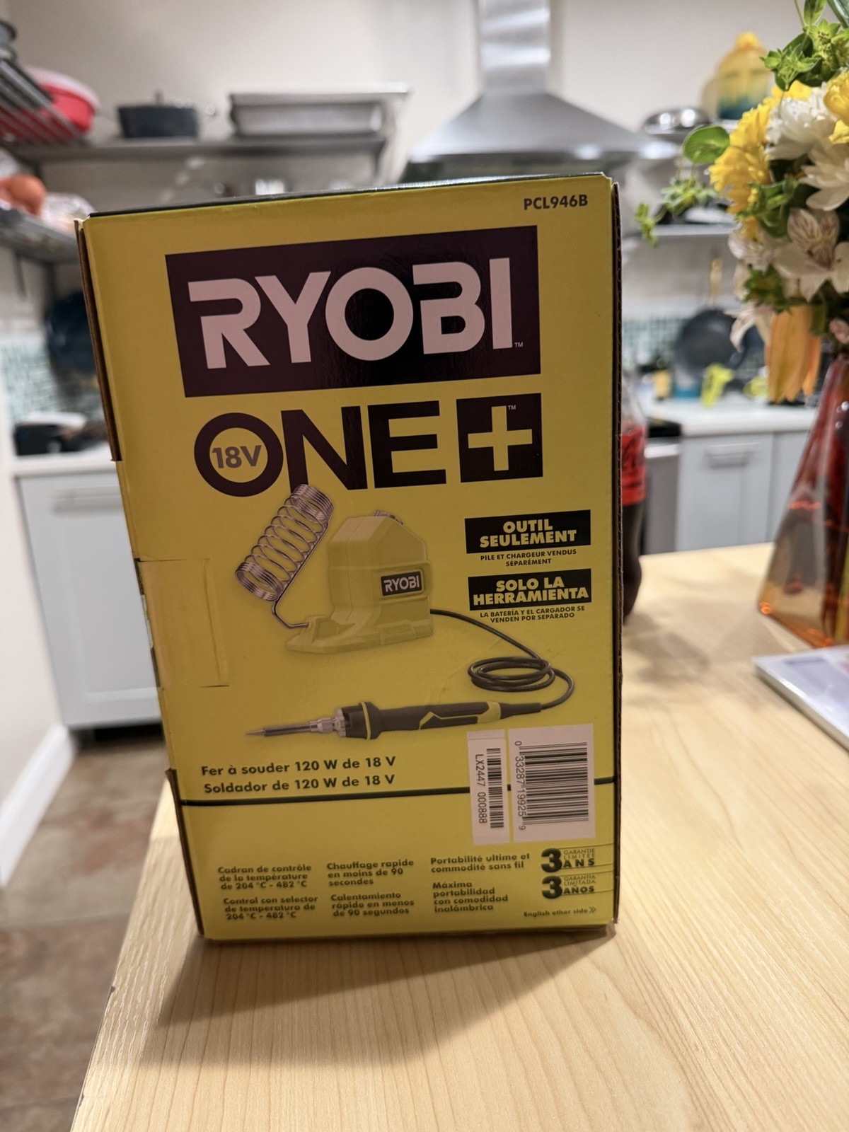 *Sealed/New* PCL946B RYOBI 18V ONE+ 120W Cordless Soldering Iron (Tool Only)