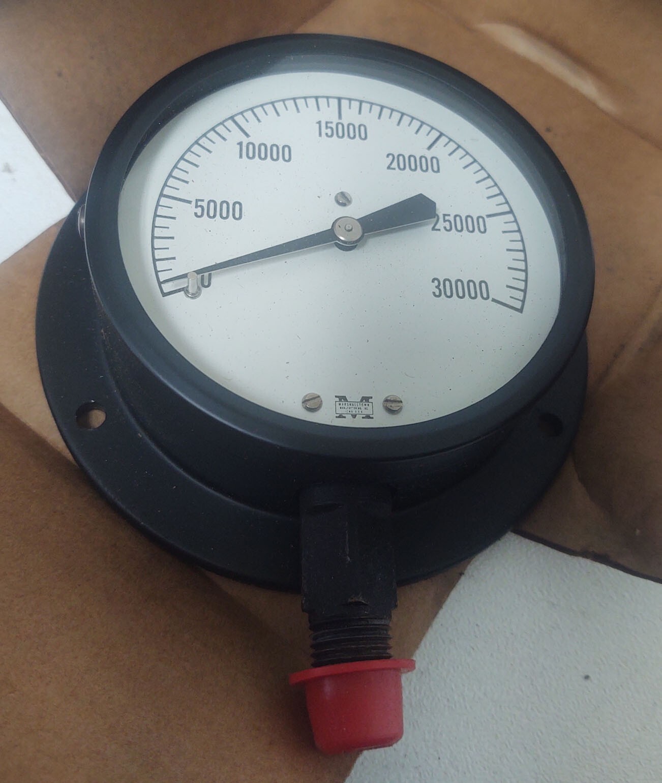 🔥MARSHALL TOWN HIGH PRESSURE GAUGE 0-30,000 PSI, 3-1/2, 1/4″ NPT