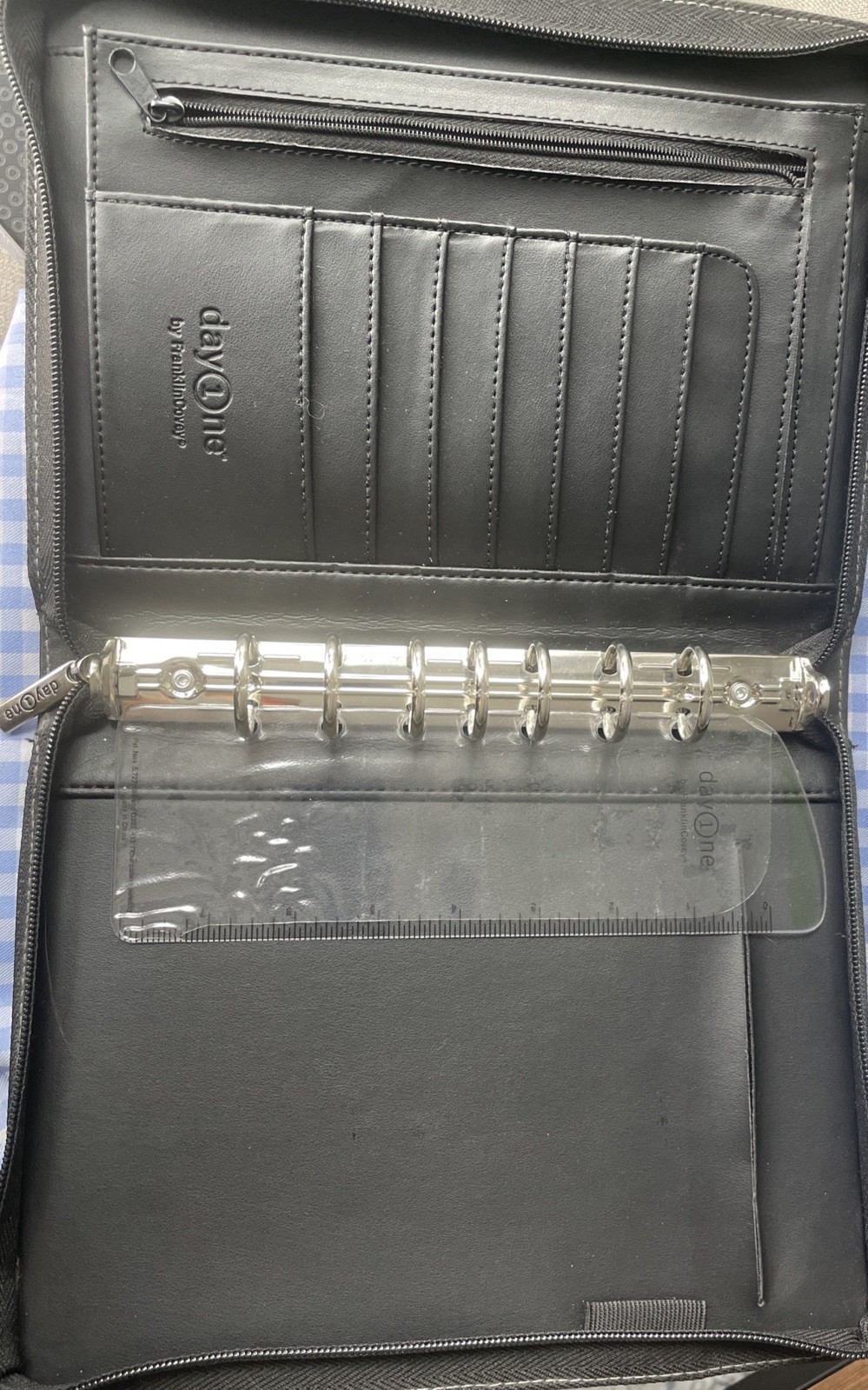 Notebook Organizer Multiple Pockets With Handle NWOT Back By Franklin Dovay