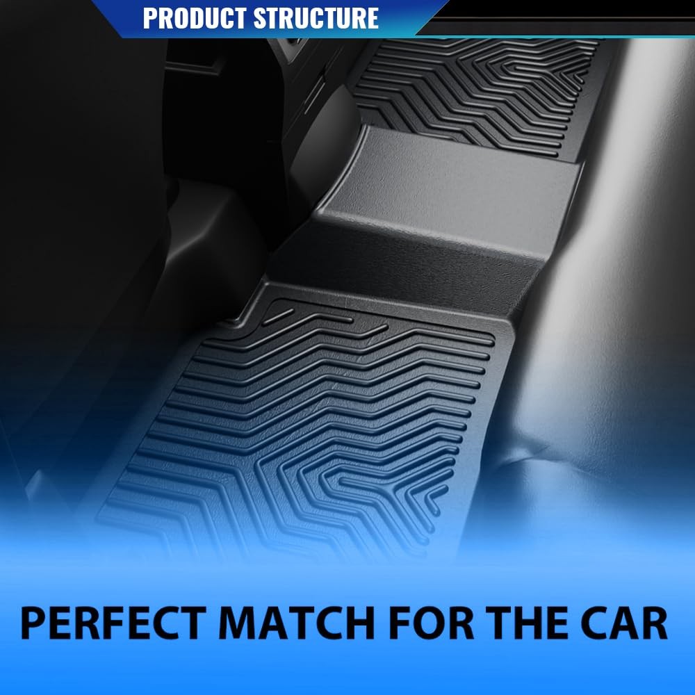 TPE Floor Mats for Honda Civic Sedan/Hatchback/Coupe 2016-2021 1st 2nd Row 3PCS