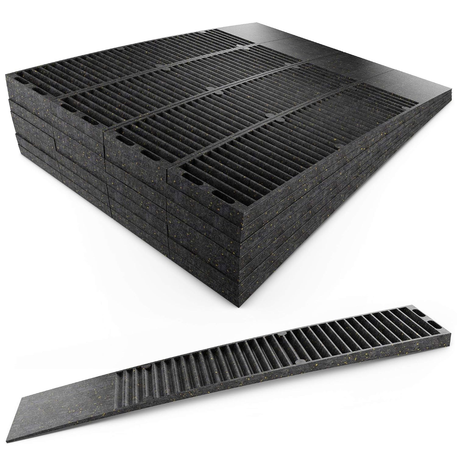 Recycled Material Wedge Shims, 7.75 Inch for Decks, Spas, and Furniture Support