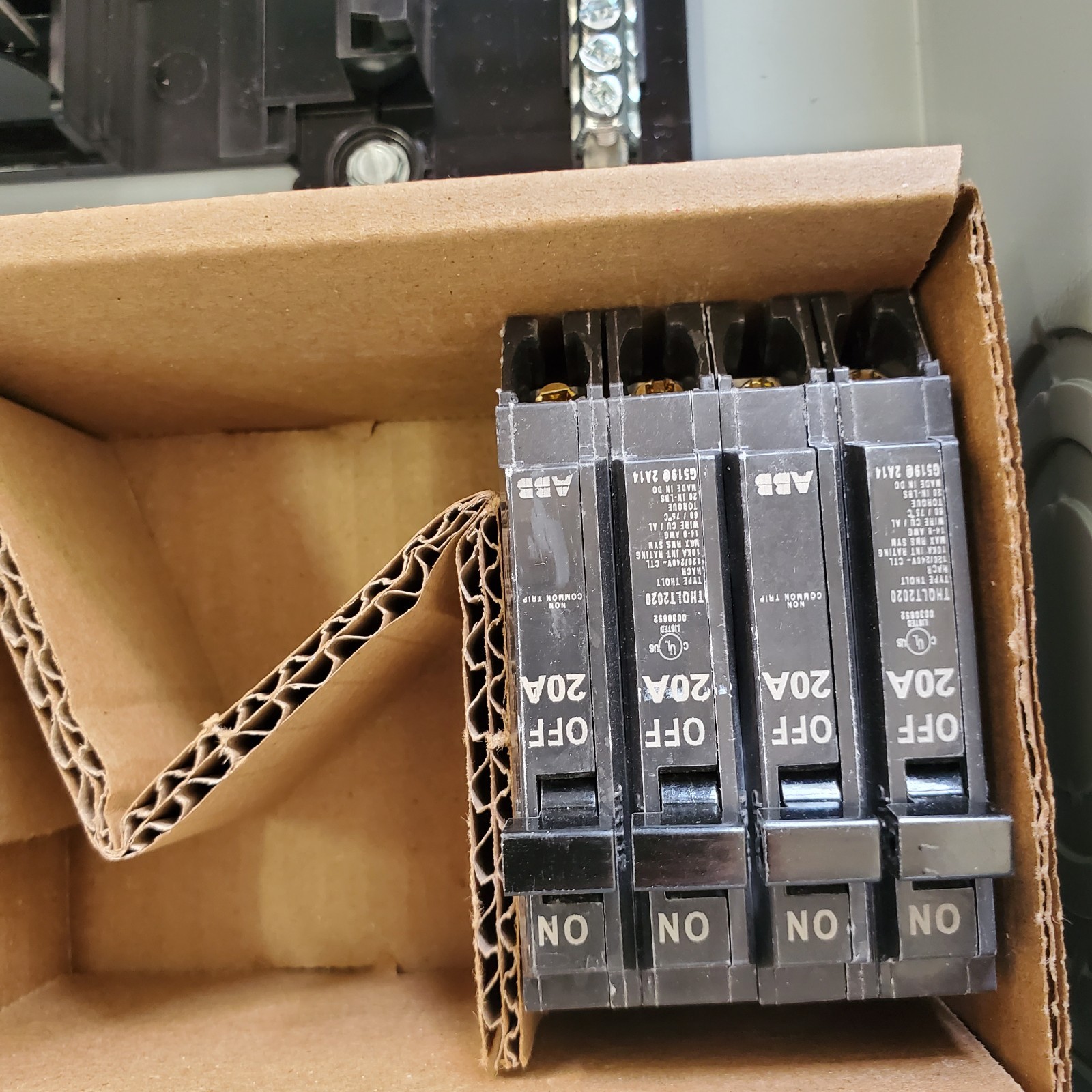 ABB 125 Amp 12 Space 24 Circuit Outdoor Main Breaker Panel Kit TMQ1212RPA