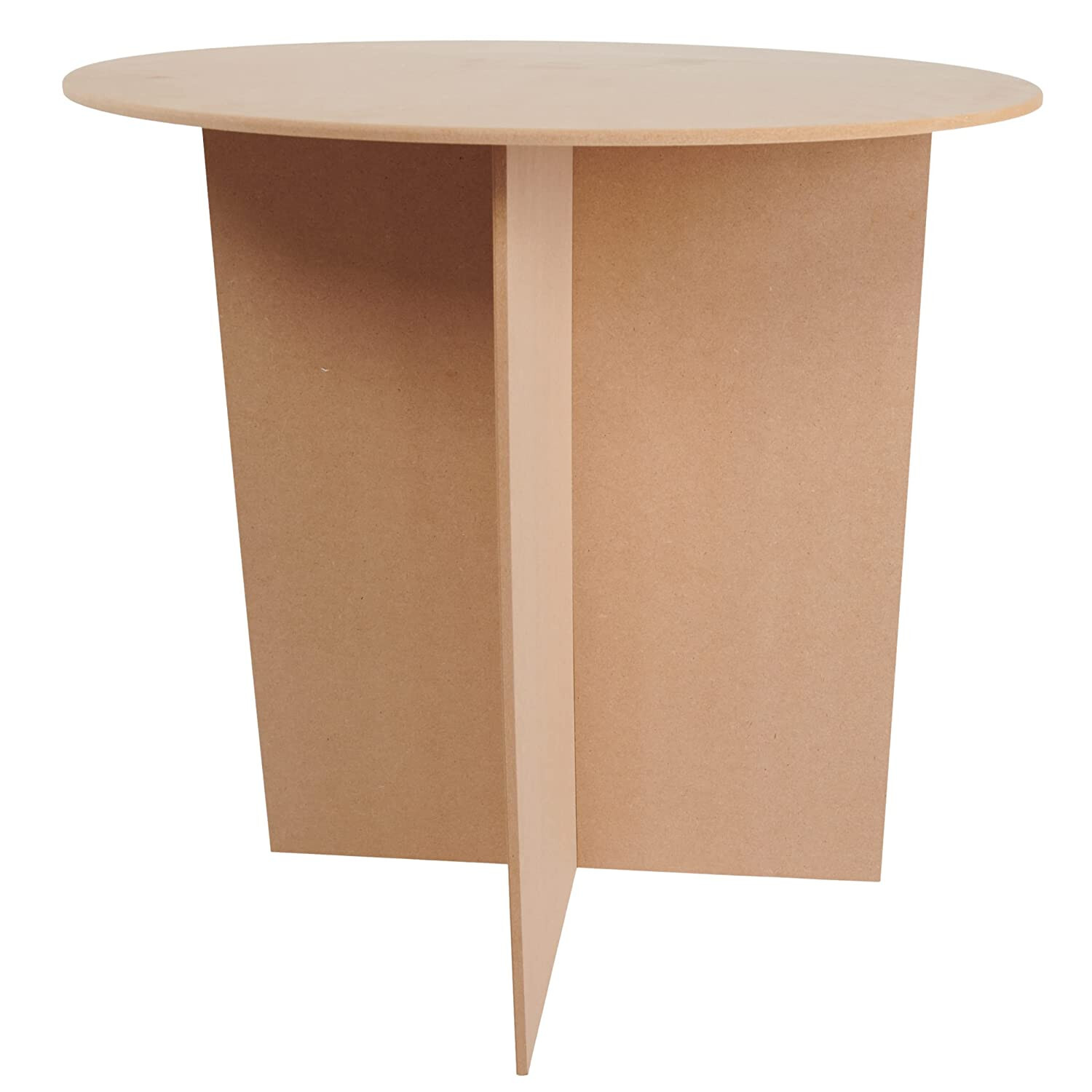 Table 30″ Round Wood Display MDF 250 Pound Capacity 29 7/8” High Merchandise