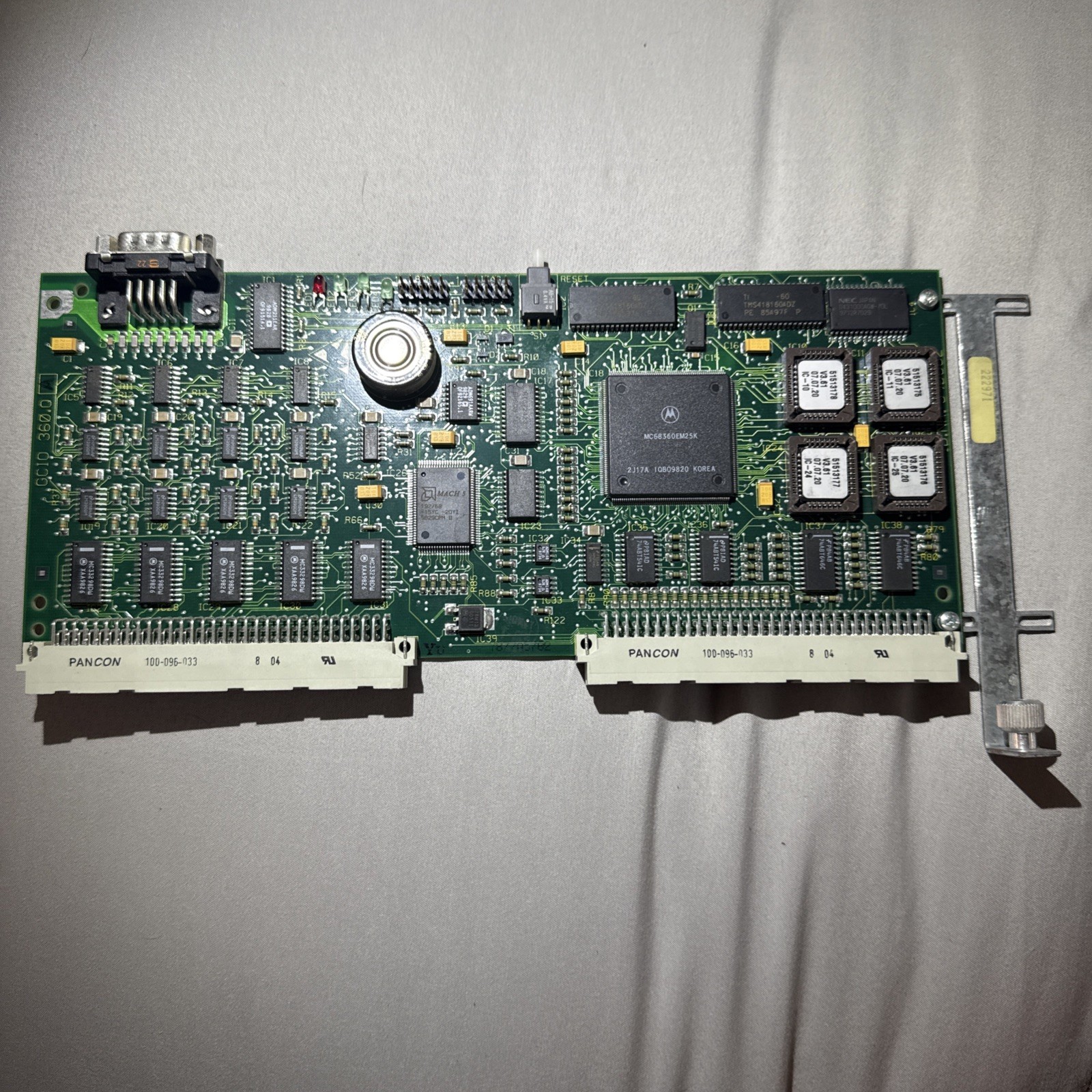 SCHINDLER CPU GCIO 360.Q LP.ID.NR. 205151