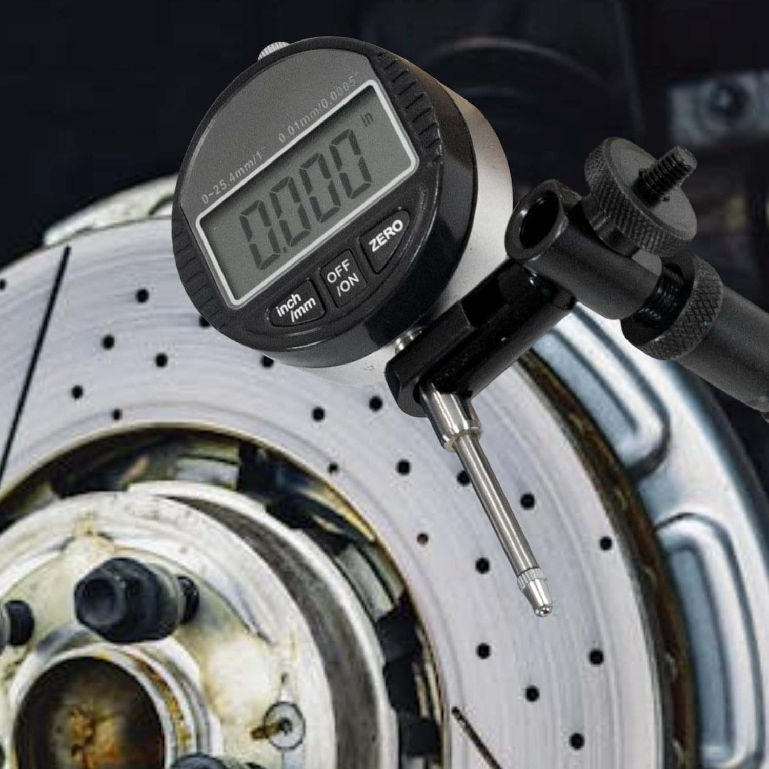 HFS(R) Disc and Rotor/Ball Joint Gage Set 0-1″ Digital Dial Indicator