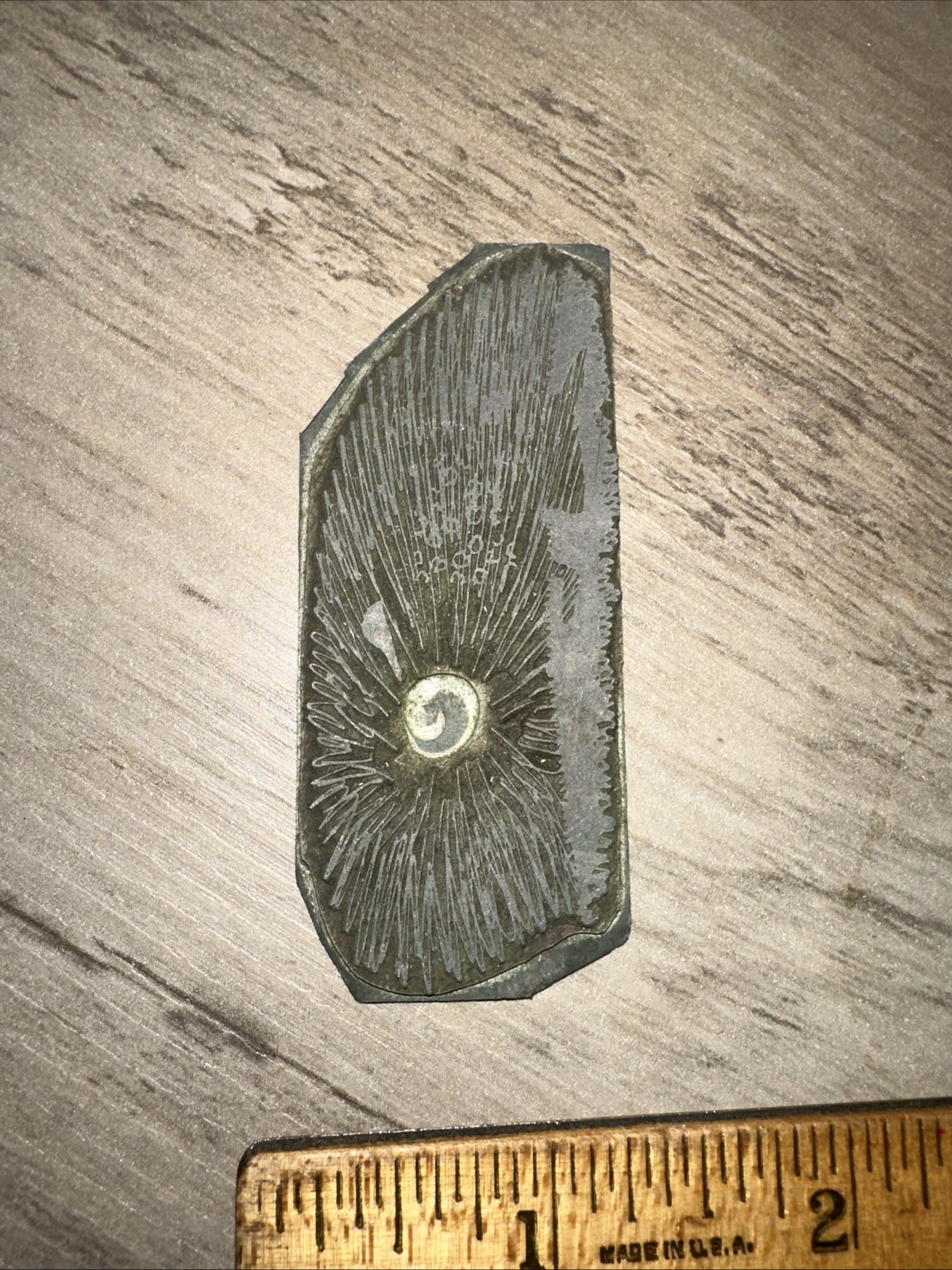 Printing Block “ Unknown Image?? Flowers? “