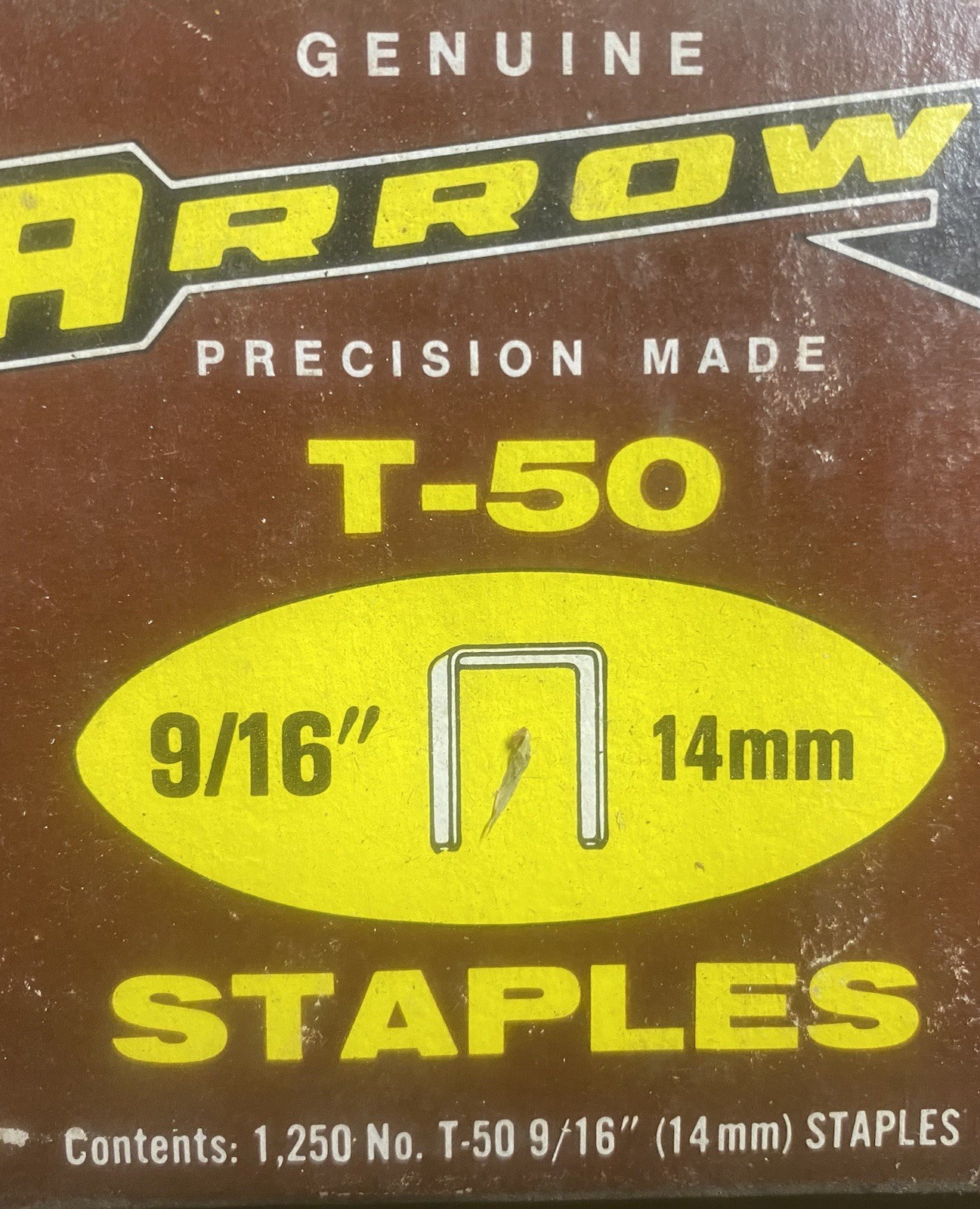 Arrow T-50 9/16 Staples large quantity all for $100.00