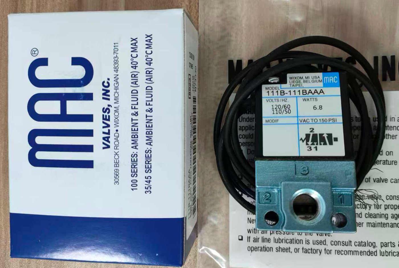 1PC New MAC 111B-111BAAA solenoid valve