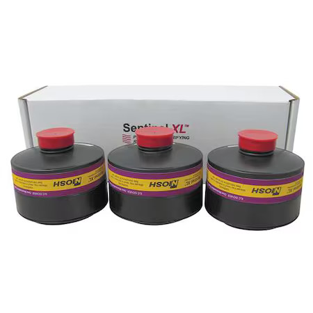 Ilc Dover S-4012 Combination Cartridge/Filter, Magenta, Yellow, Threaded