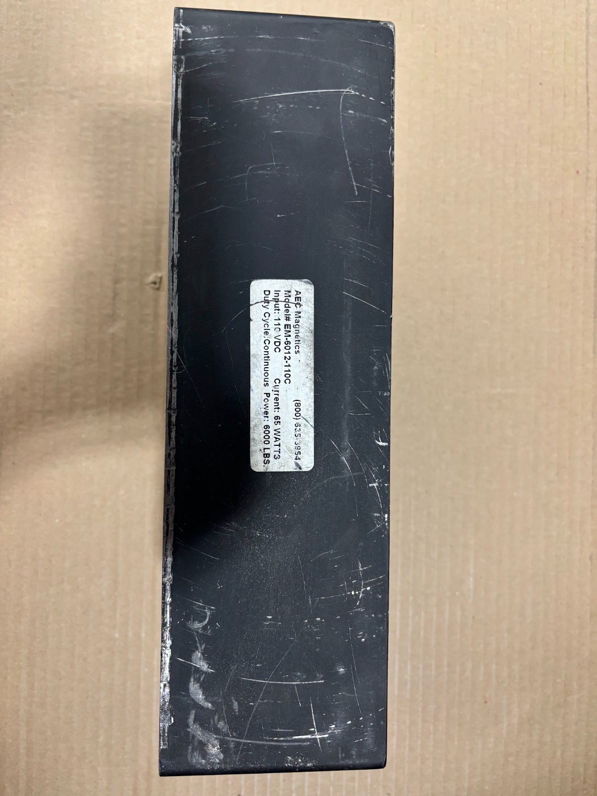 AEC Electromagnet, 6,000 LBS. 120V