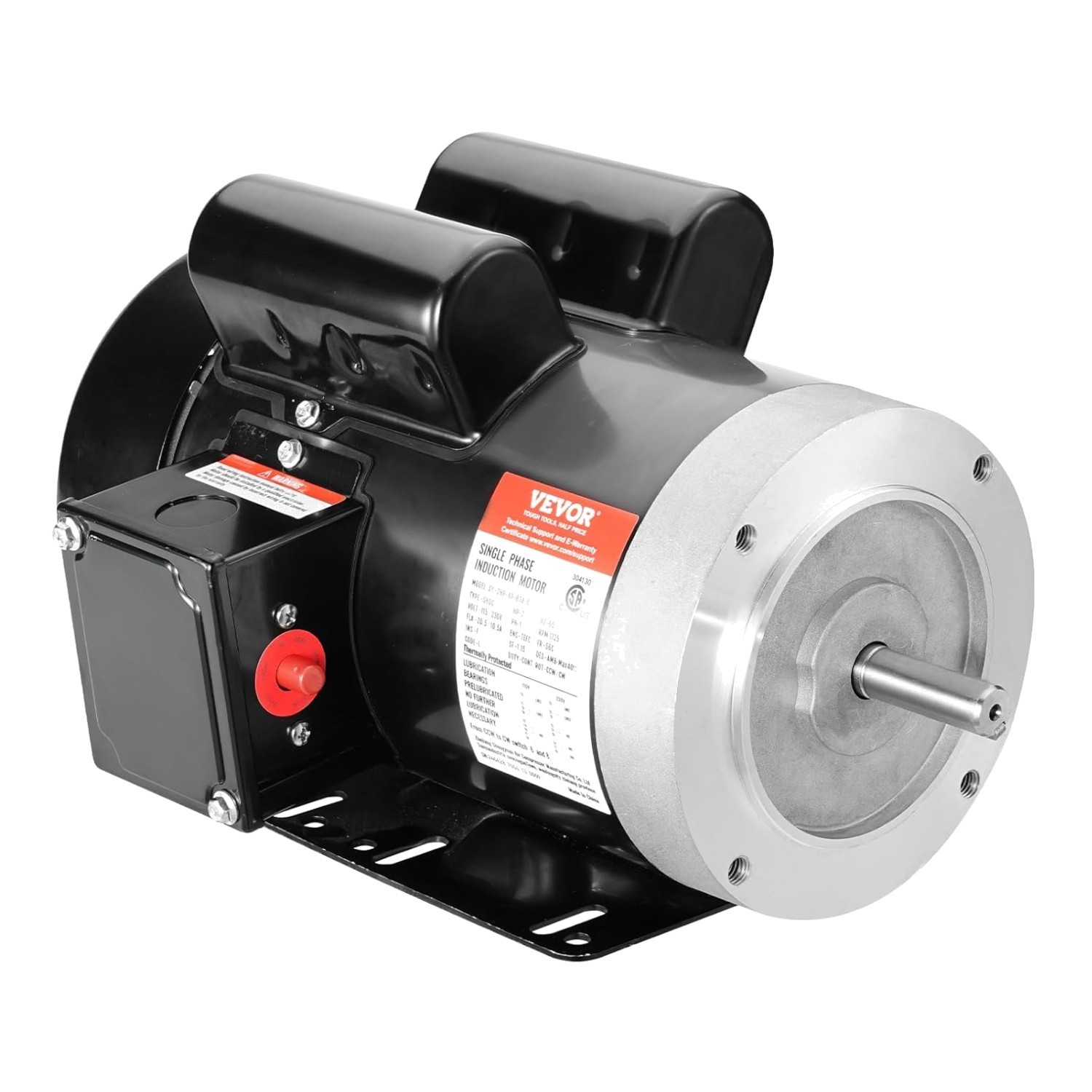 Reversible Rotation 2HP Electric Motor 56C Frame