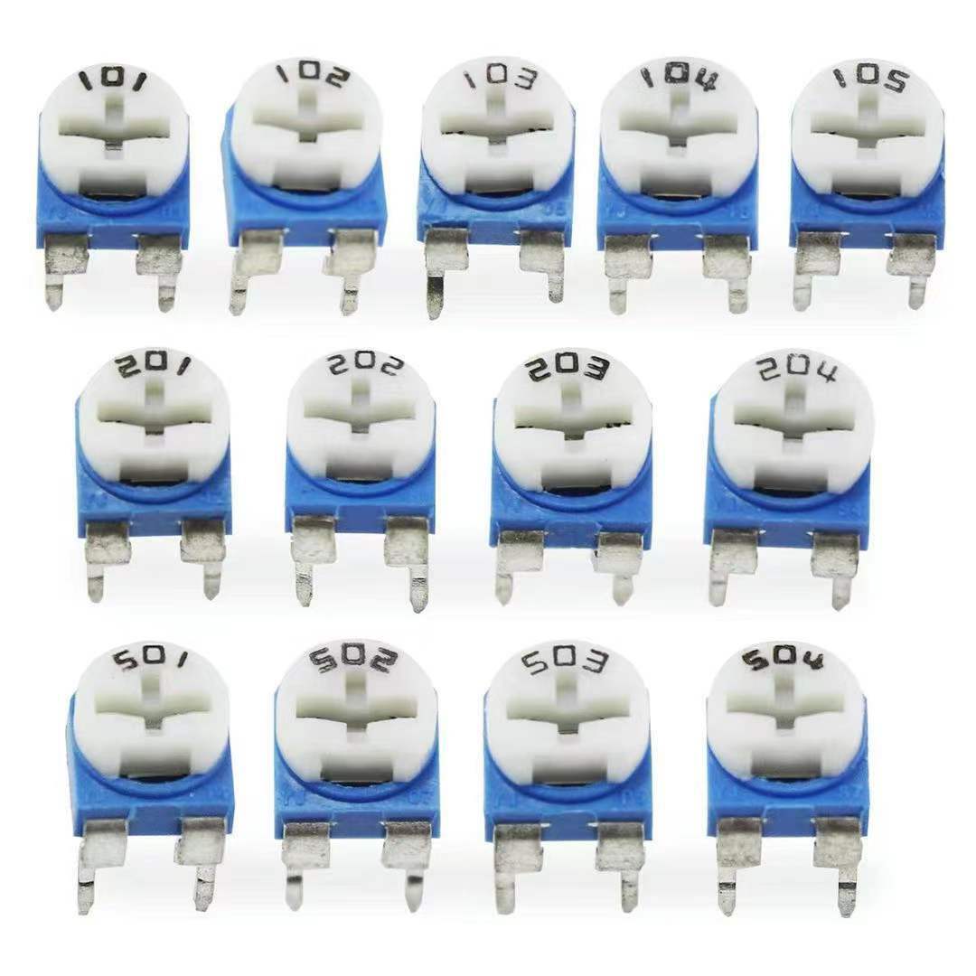 5pcs 13 Values RM065 Potentiometer Trimpot Variable Resistor Assortment US Ship
