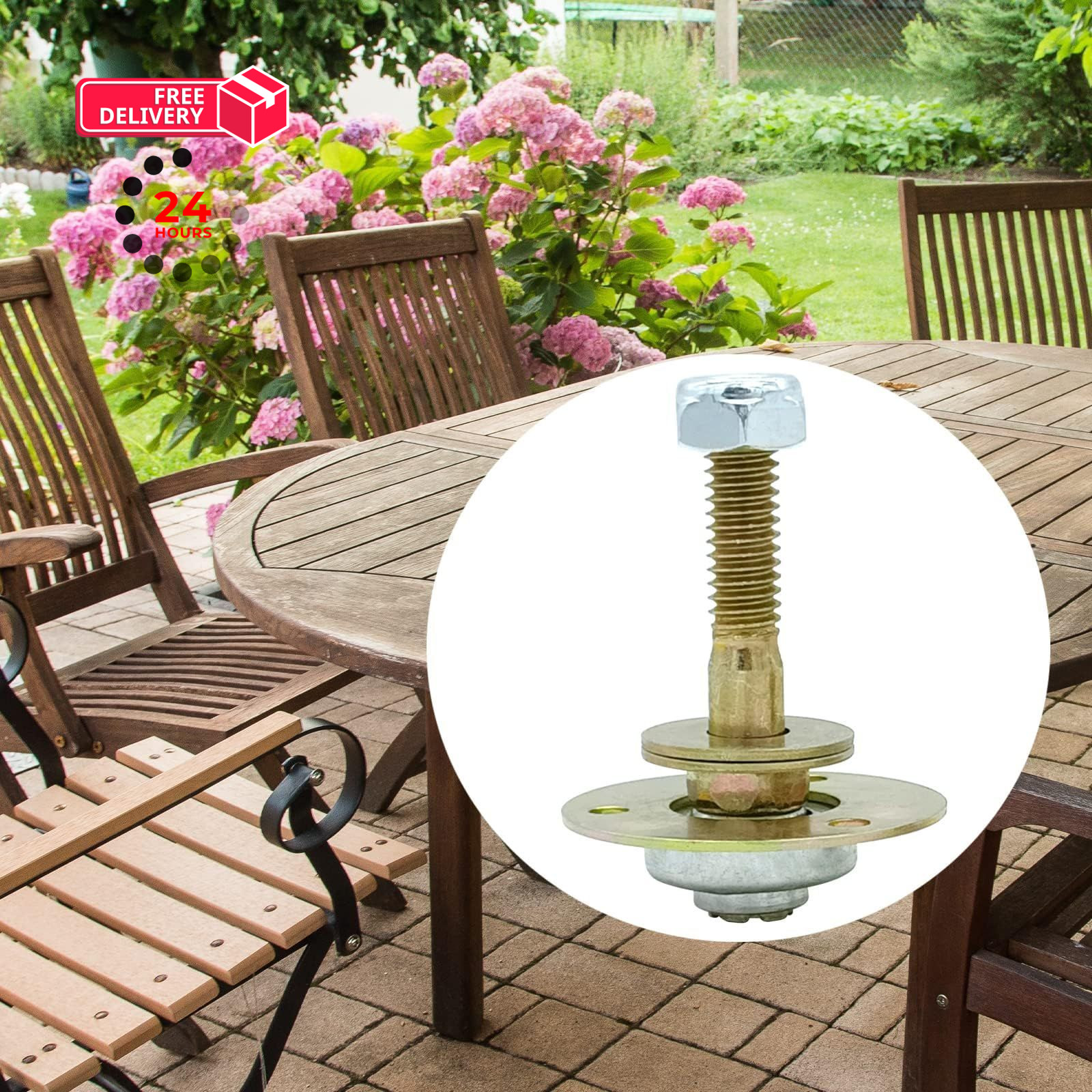 LJZP 4 PCS Furniture Rocking Chair Bearing 1 in x 1 x 2.2 in, Iron