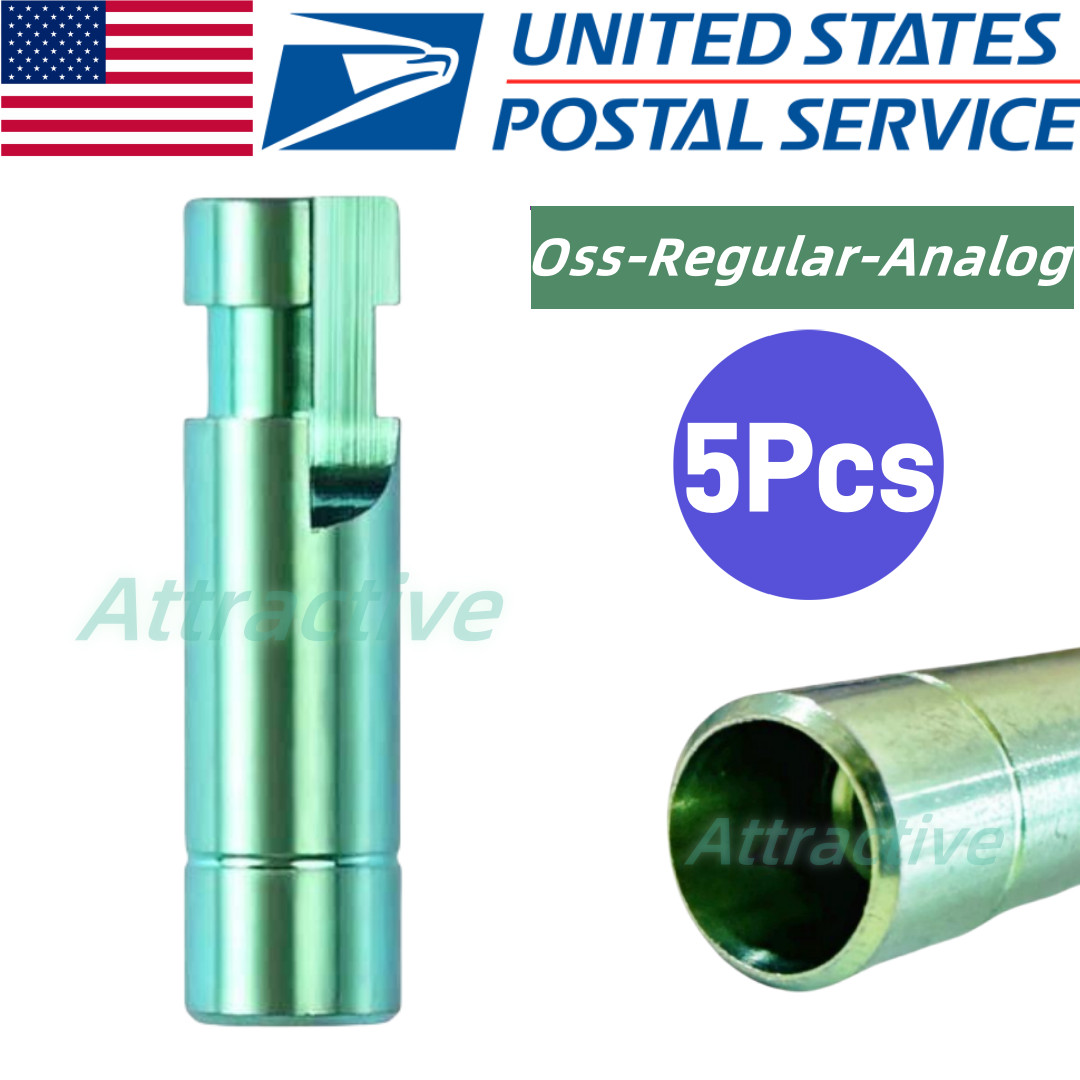 5Pc Dental Lab Analog inter Hex Type Fit Hiossen Oss Regular Implant Replica USA