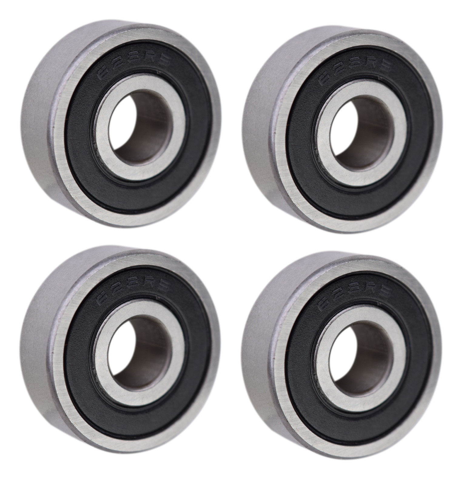 (4 Each) 628-2RS, 628LU, MR628-2RS Sealed Radial Ball Bearing 8X24X8 SpinCo