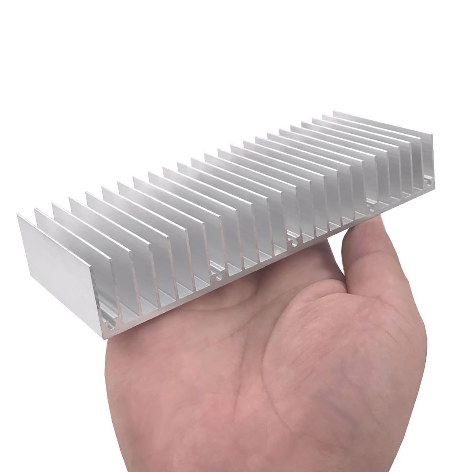 150Mm Aluminum Heatsink 60X150X25Mm / 2.36X5.91X0.98 Inch Large Heat Sink Coolin