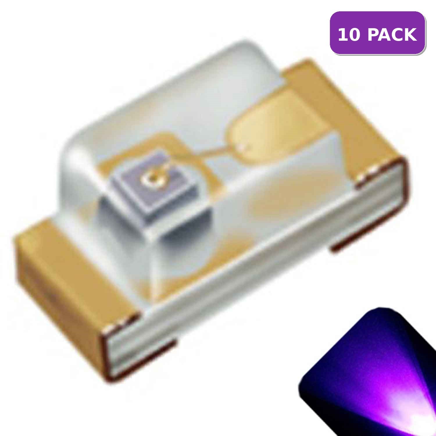 10 x LED 0603 UV Purple SMD LEDs SMT Lights Super Ultra Bright Xbox Car Models R