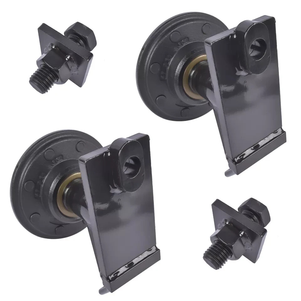 8000LB 8 x 6.5 Lug Shipping Container Wheels Steel Bolt-on Spindle Kit New,