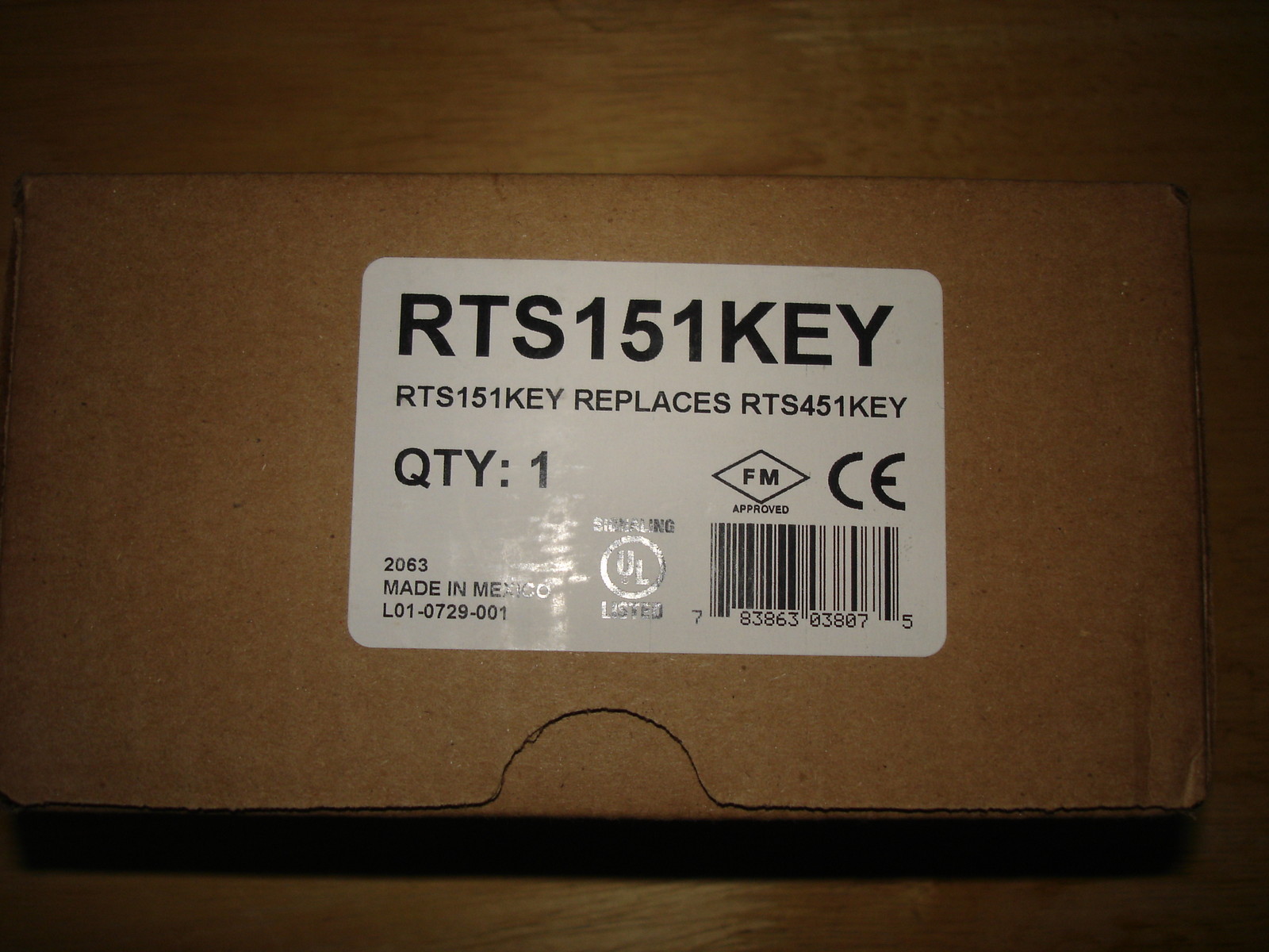 SYSTEM SENSOR RTS151KEY «NEW»