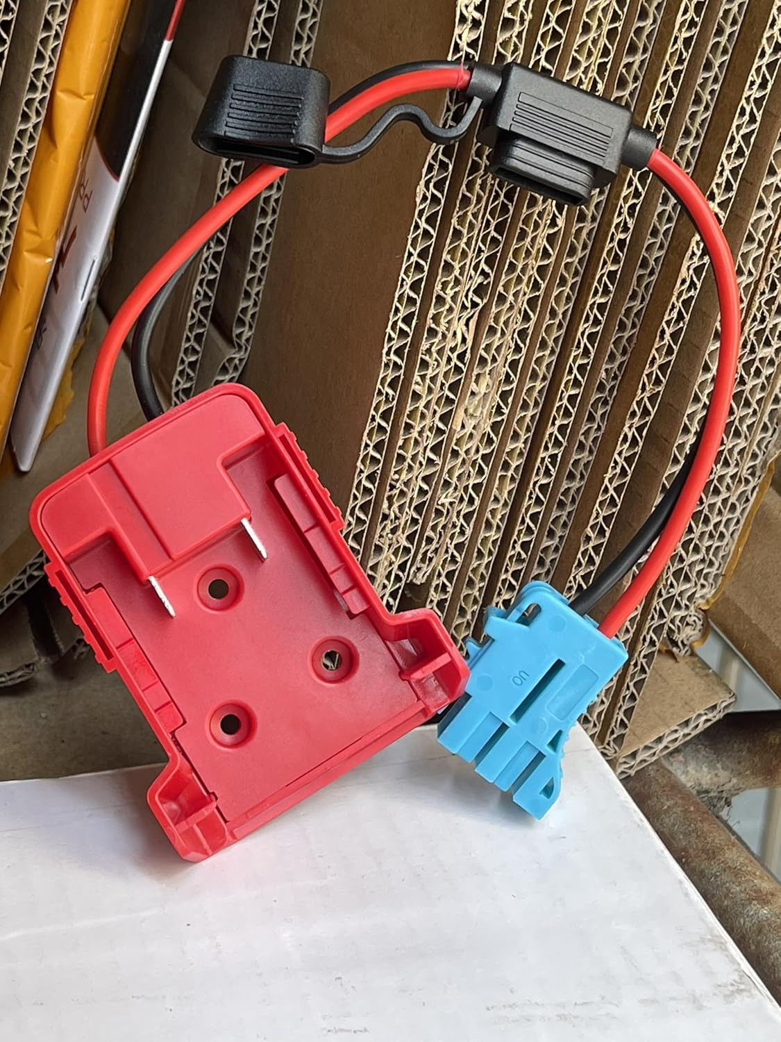 Adapter for Power Wheels Vehicles -For Milwaukee M18 18V Battery to 12V Converte