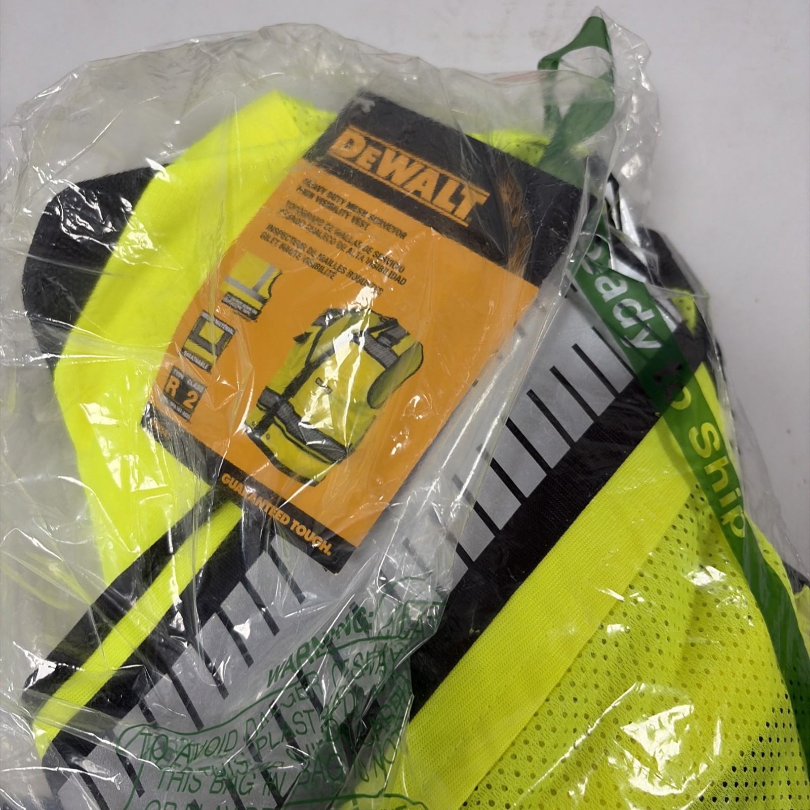 DEWALT DSV521 Class 2 Heavy Duty Surveyor Vest, Medium