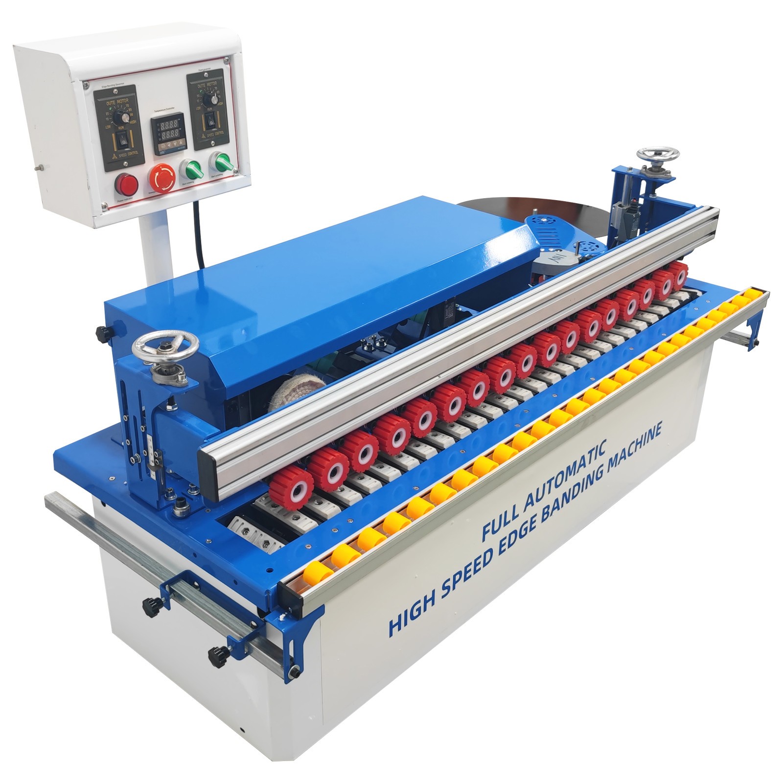 Electric Automatic Straight Curved Line Edge Bander Automatic Tape Breaking 110V
