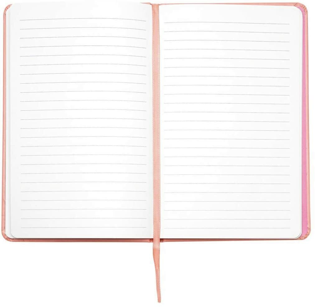 Yoobi Pink Journal Diary Notebook Lined BLAH BLAH BLAH (5.2in x 8.5in) 80 Sheets