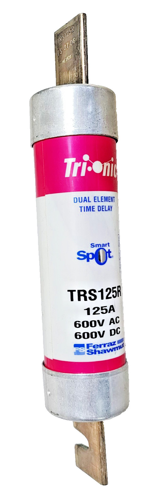 Ferraz Shawmut TRS125R Smart Spot Fuse RK5, 125 Amp 600Vac