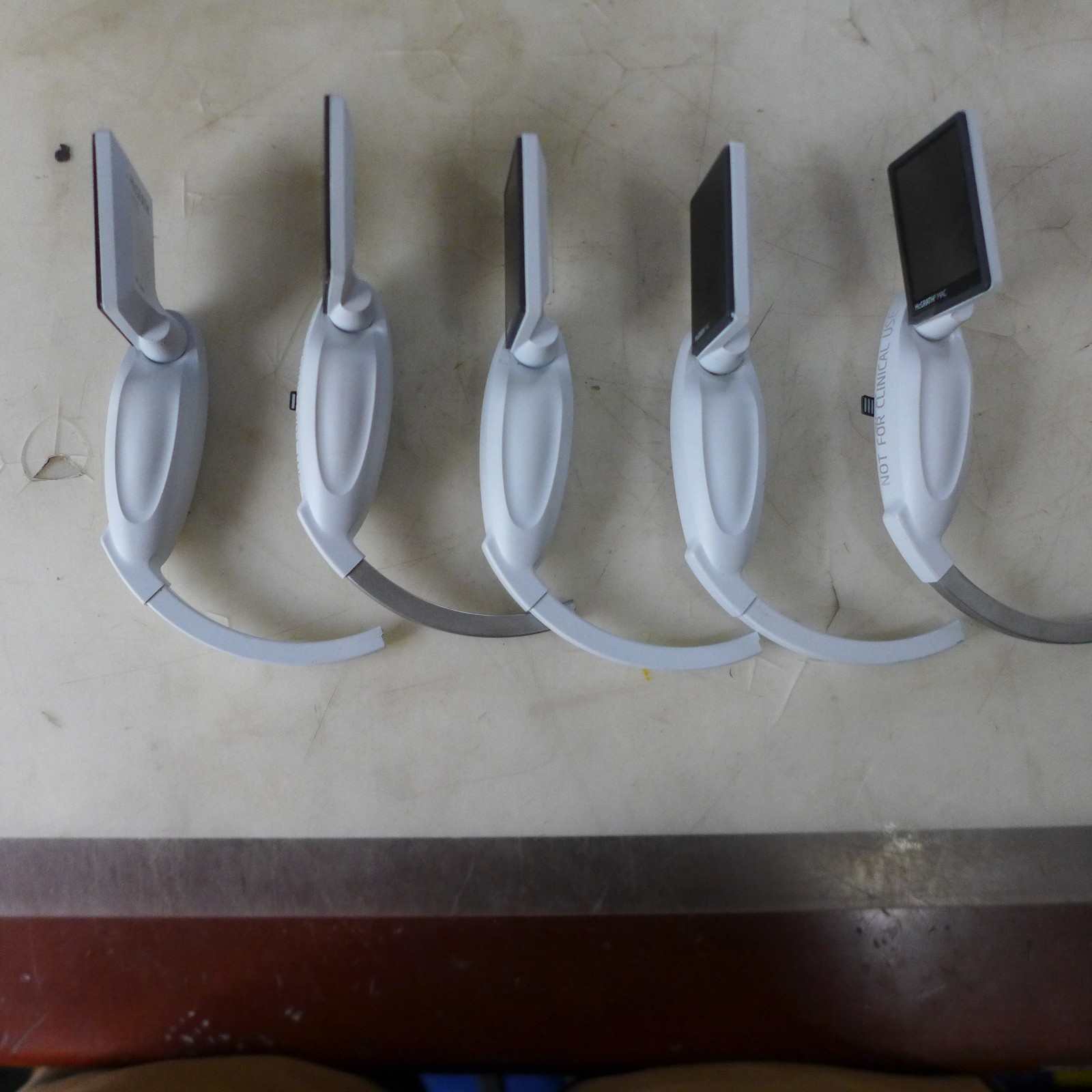 L122 MCGRATH MAC VIDEO LARYNGOSCOPE REF 301-000-000 LOT OF 5 UNTESTED FOR PARTS
