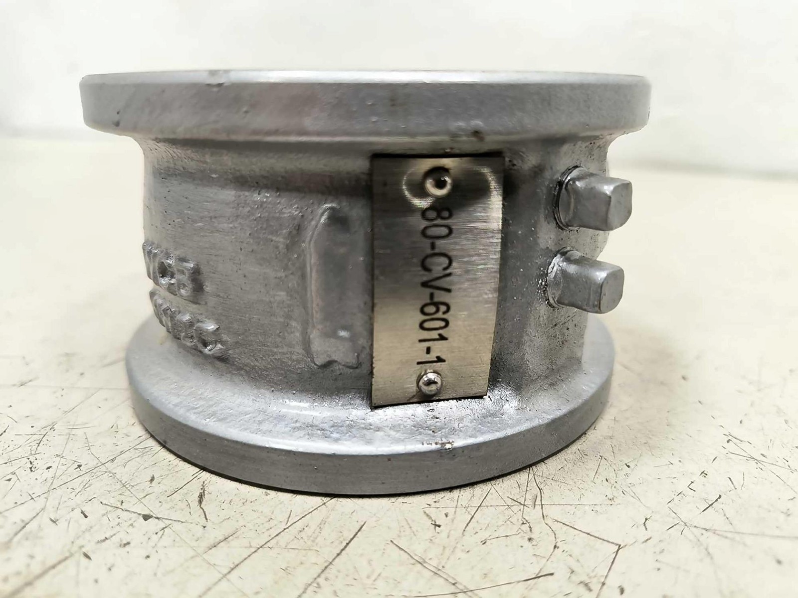 U.S. Valve 2″ 316 SS Wafer Check Valve, 31-1-4SPV16, Viton, 286 PSI, Class 150