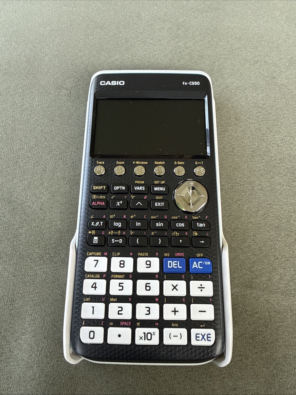 Casio FX-CG50 Graphing Calculator – Black Cord And Batteries Not Included