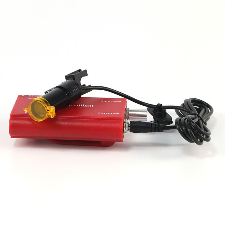 Rechargeable Battery Pack 1800Mah with Belt Clip for Dental LED Head Light USA