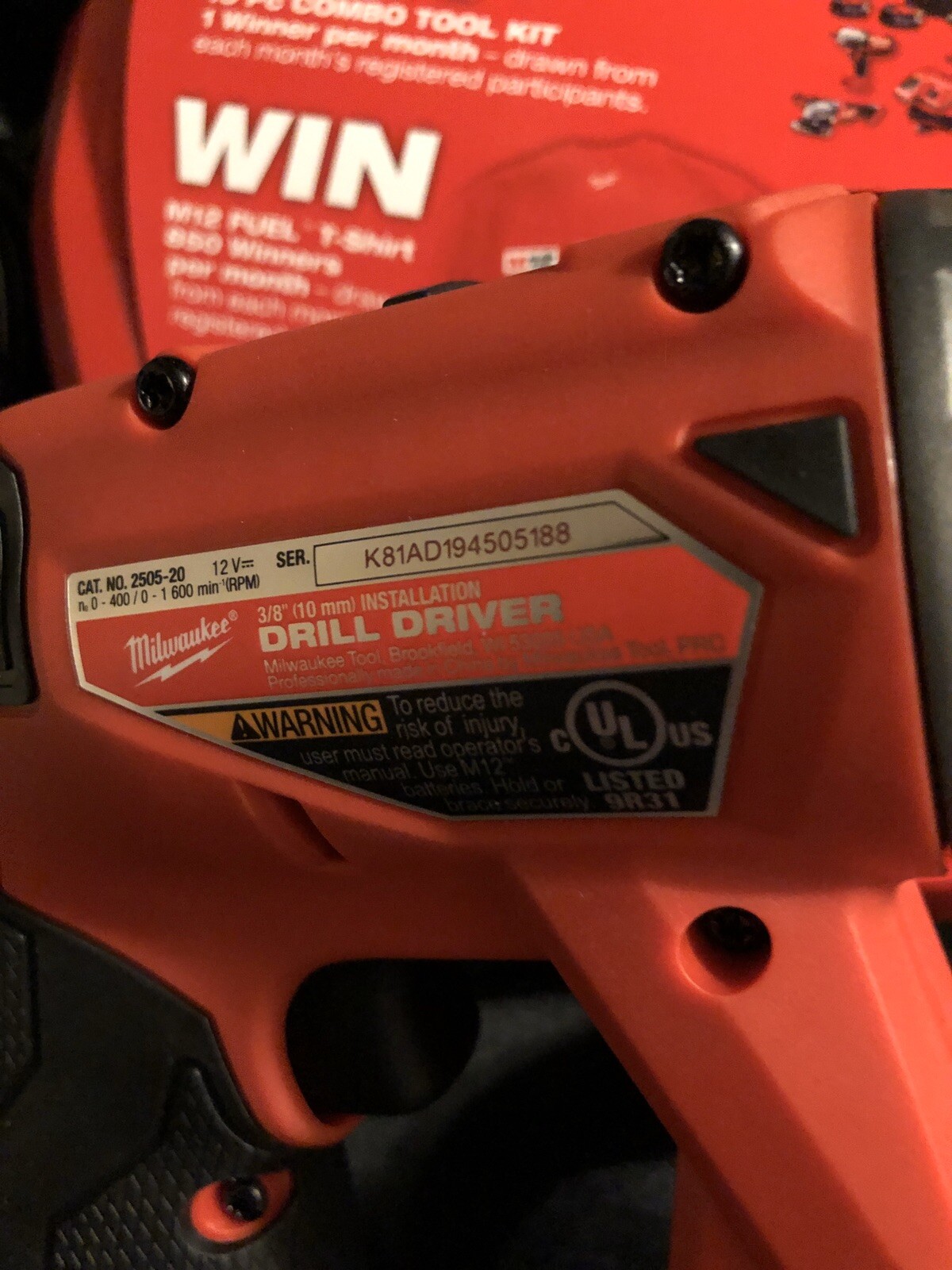 Milwaukee 2505-20 M12 FUEL Installation Drill/Driver Kit