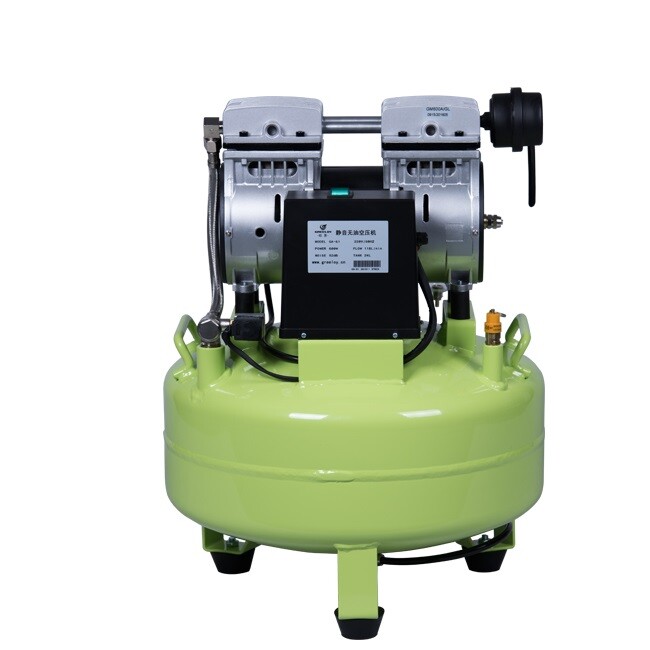 Dental Silent Oil Free Oilless Air Compressor 24L Tank 600w 118L/min GA-61 US