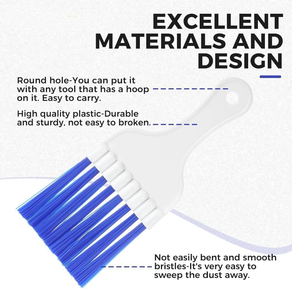 6PCs Repair Clean Tool Set Air Conditioner Fin Cleaner Set Fin Comb Condenser