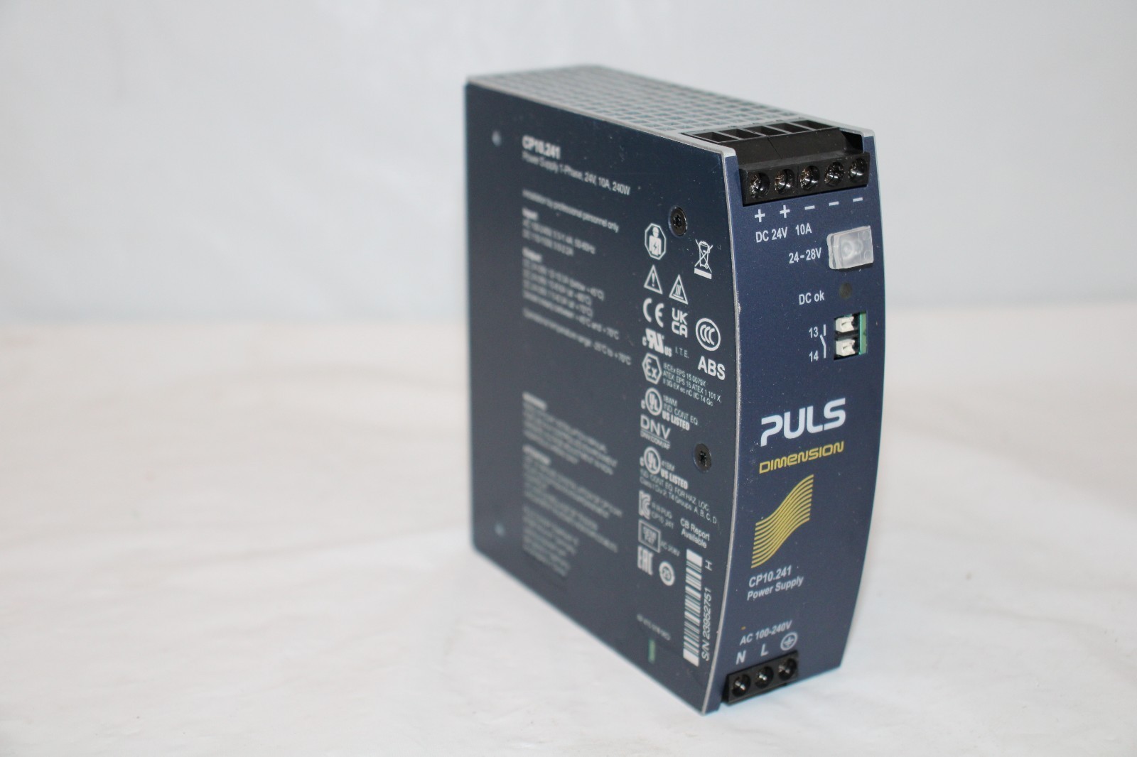 PULS CP10.241 DIMENSION Power Supply AC 100-240V