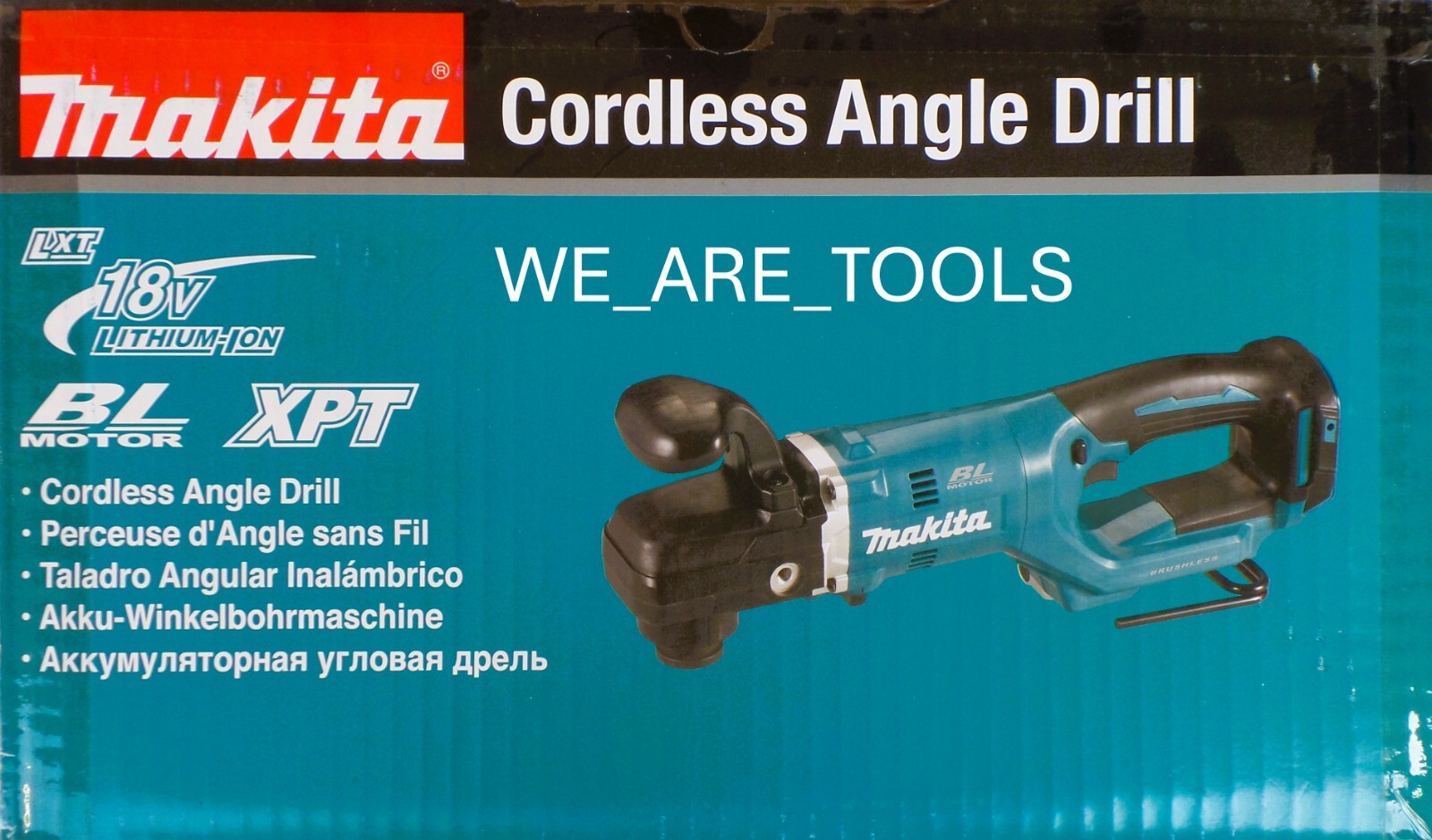 New IN BOX Makita XAD06Z 18V Brushless Cordless 7/16″ Hex Right Angle Drill