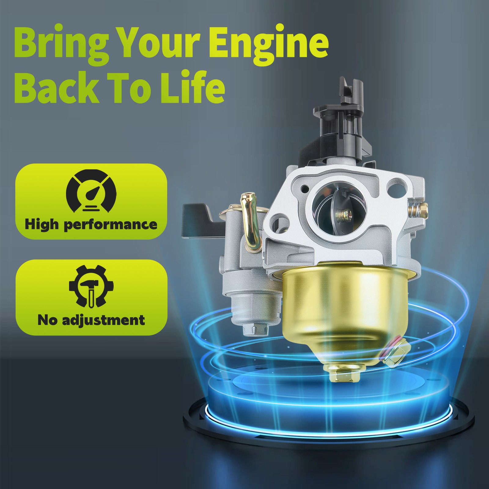 Carburetor 16100-ZH7-W51 For Generac 196cc OHV Pressure Washer Engine 168FA 168F