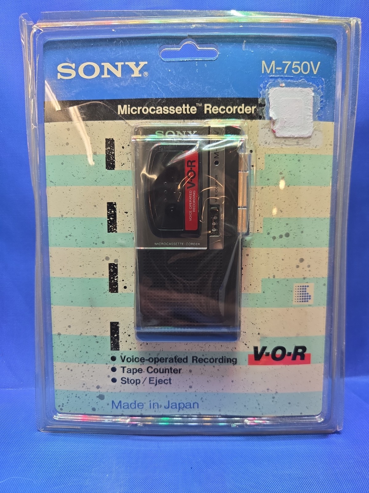 Sony M750-V Microcassette Recorder Sealed New In Box