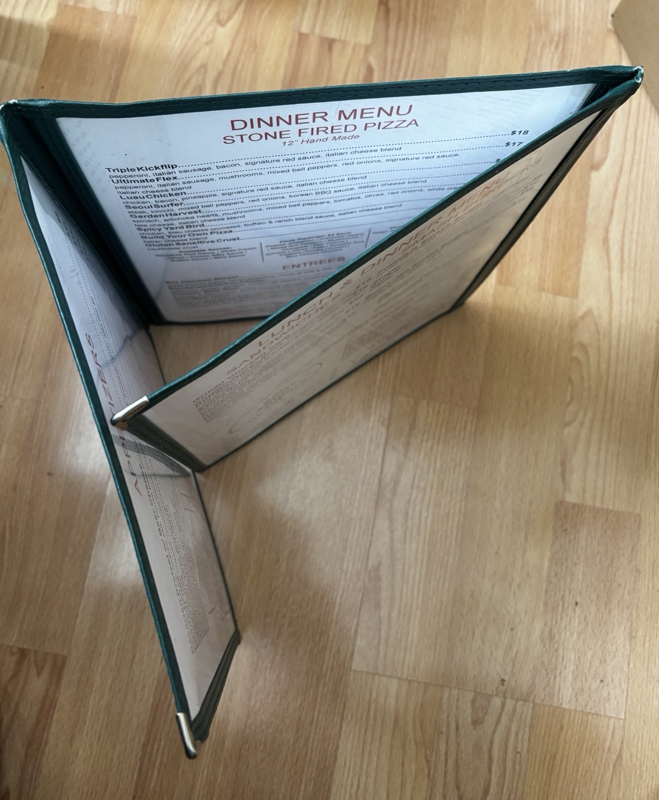 Choice 12pcs Restaurant Menu Covers 8.5x11IN Book Style Cafe Bar 3 Page 6 View