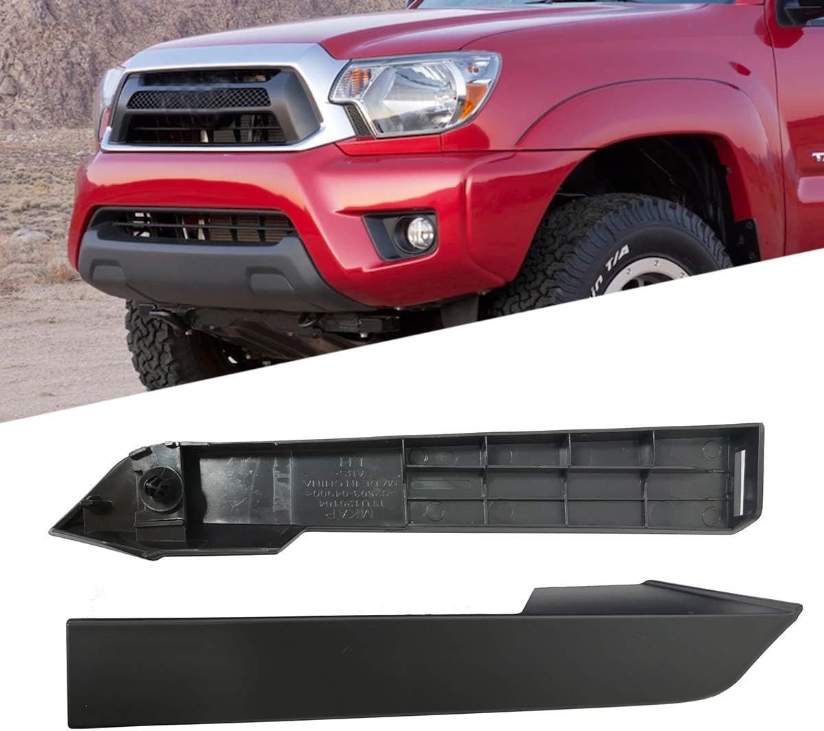 Front Bumper Grille Headlight Filler Trim Panels Set For Tacoma 2012 2013 201…