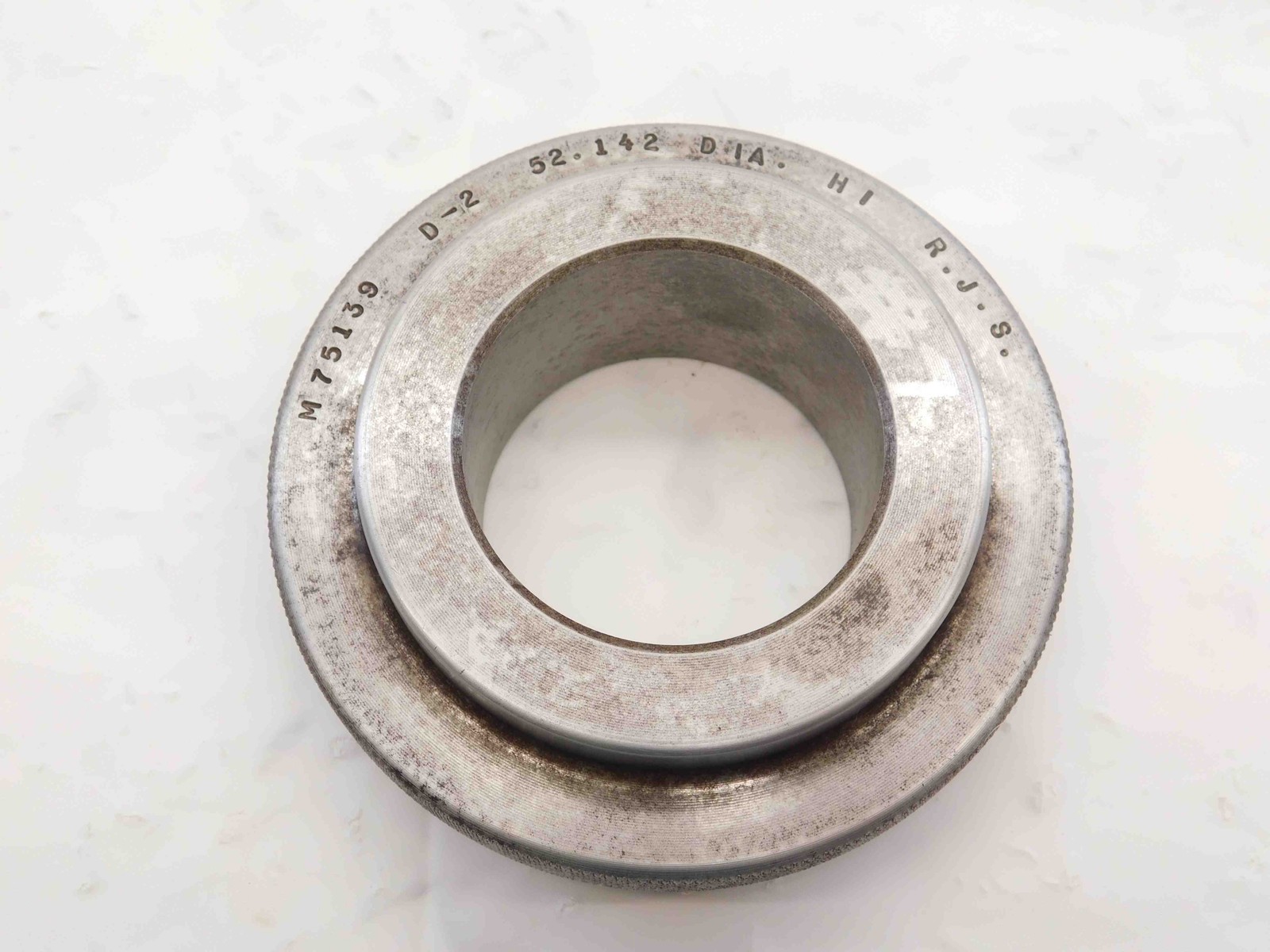 52.142 MASTER PLAIN BORE RING GAGE 52.000 +.142 OVERSIZE 52 mm 2.0528 SETTING