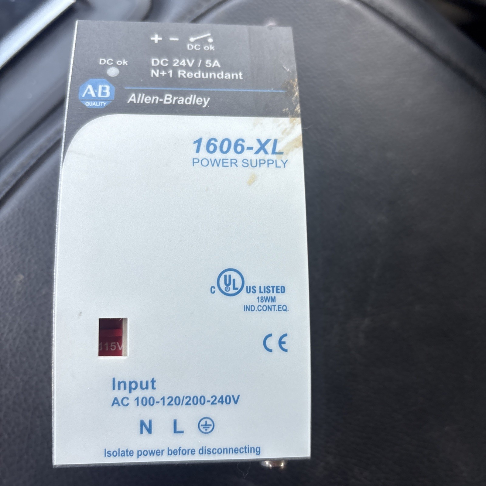 Allen Bradley 1606-XL120DR Redundant Power Supply 24V DC 120W 120/230V AC
