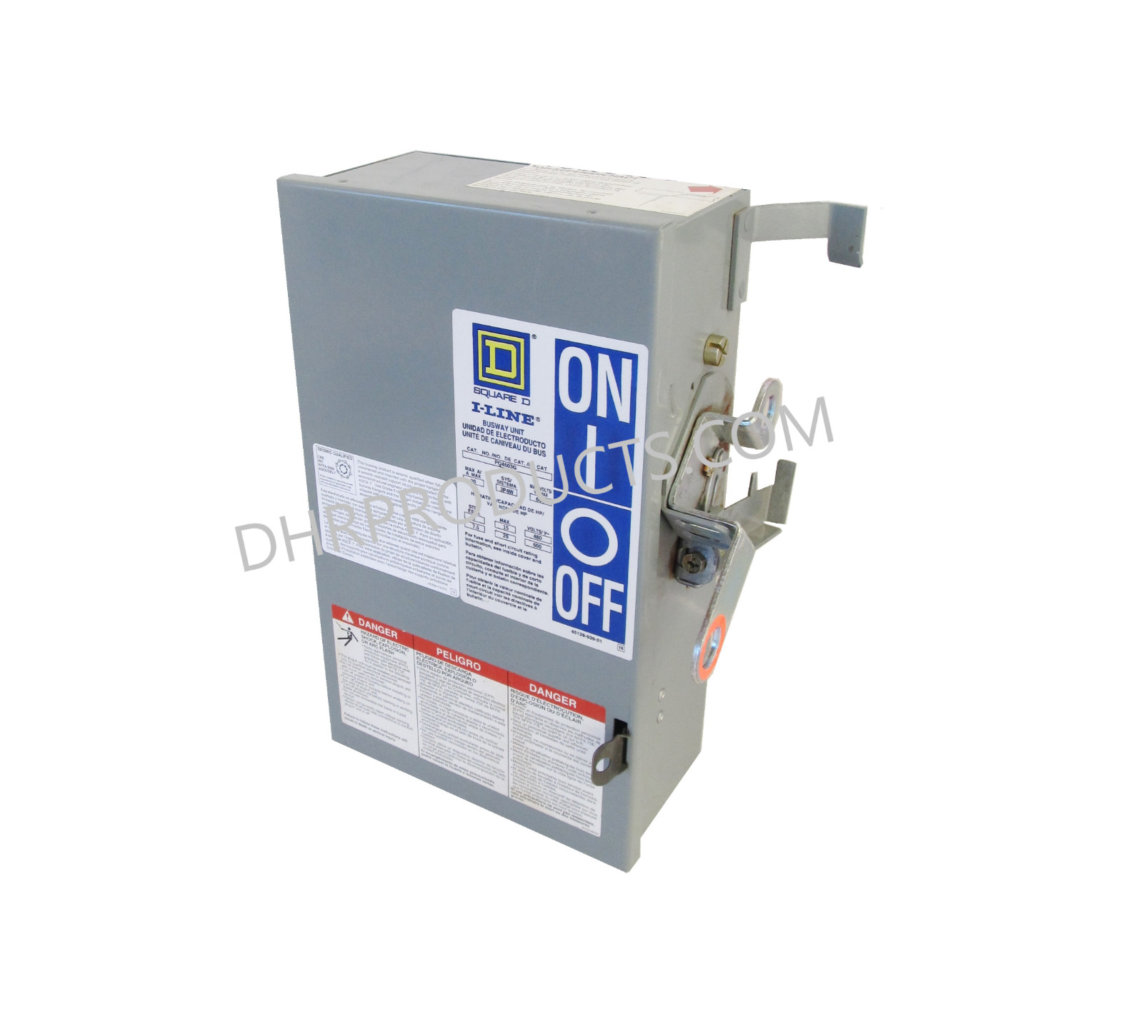 SQUARE D PQ3603G 30 AMP 600 VOLT 3P3W FUSIBLE BUSWAY SWITCH BUS PLUG