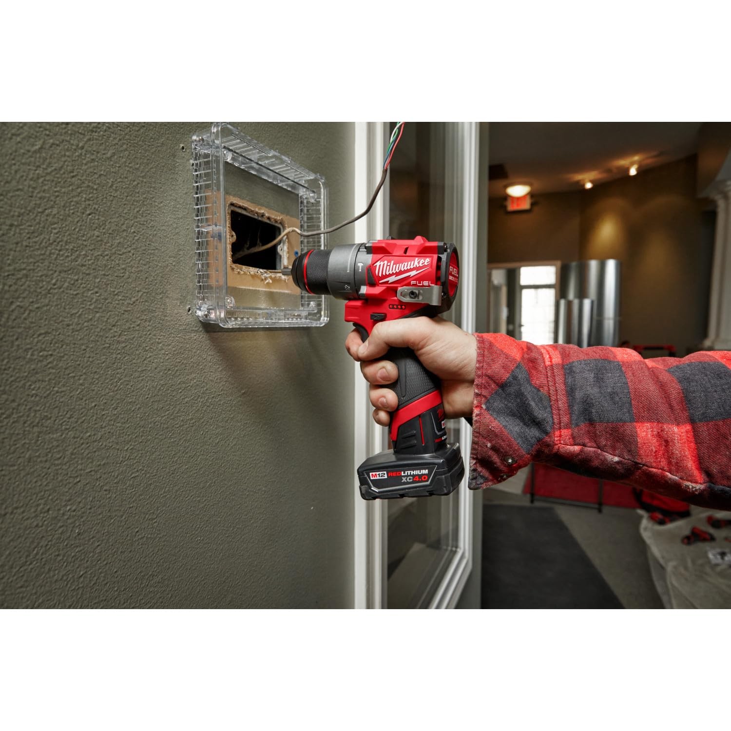 Milwaukee Electric – M12 Fuel. 1/2 Hammer Drill-Driver Red/Black