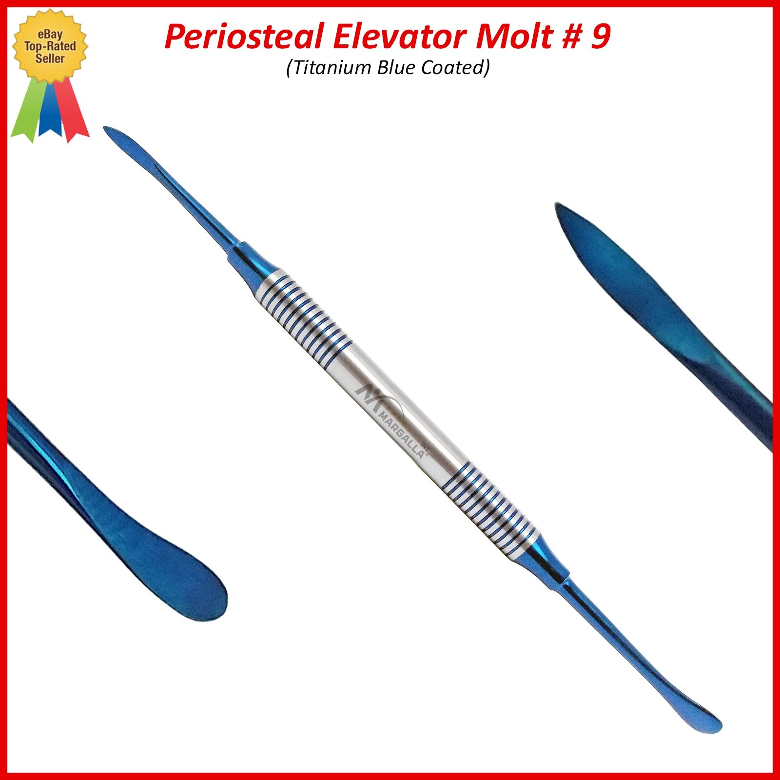 Periosteal Elevator Molt # 9 Dental Surgical Implant Stainless Steel Instruments