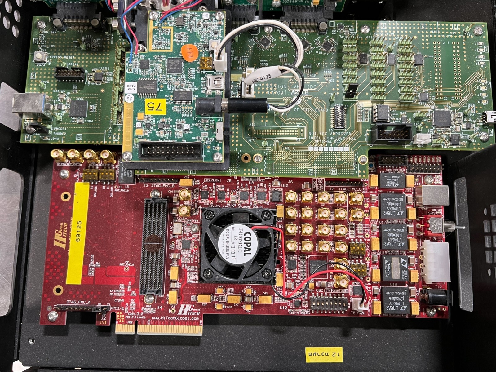 Laser Assembly, 0X54FB_100MHZ, HiTech Global PCI-E 8 Lane Gen 3.0 PCB, 167584
